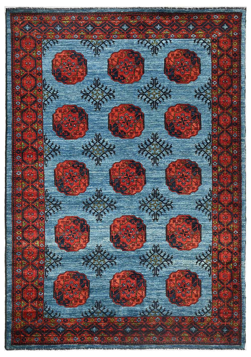 Ersari Rug-293cm x 199cm / 9’7” x 6’6” – Rug Centre