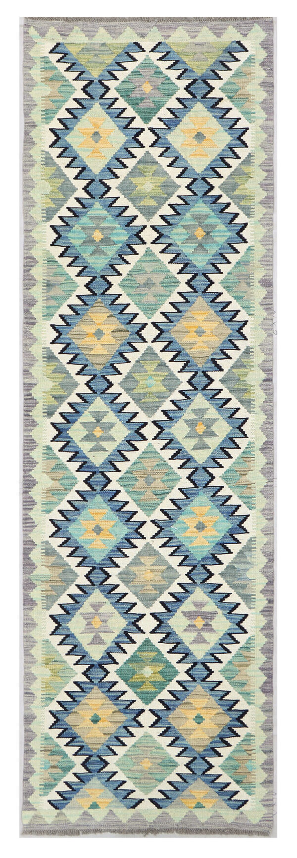 Afghan Kilim Runner 198cm x 71cm / 6ft 6in x 2ft 4in