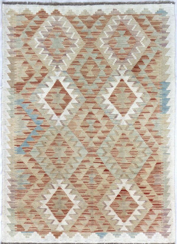 Afghan Kilim Rug 148cm x 100cm / 4ft 10in x 3ft 3in