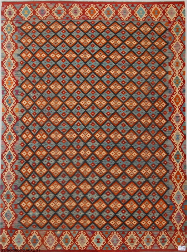 Maimana Chobi Kilim 358cm x 263cm / 11'9'' x 8'8''