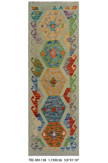 Maimana Kilim Chobi 173cm x 56cm / 5'8'' x 1'10''