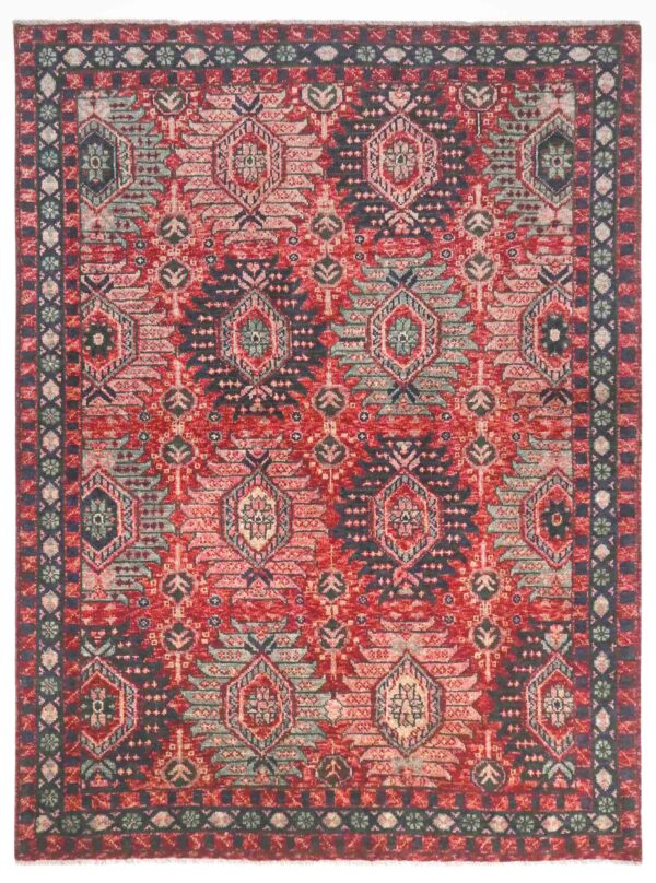 Handmade Afghan Abshar Rug 229cm x 170cm / 7ft6in x 5ft7in – Rug Centre