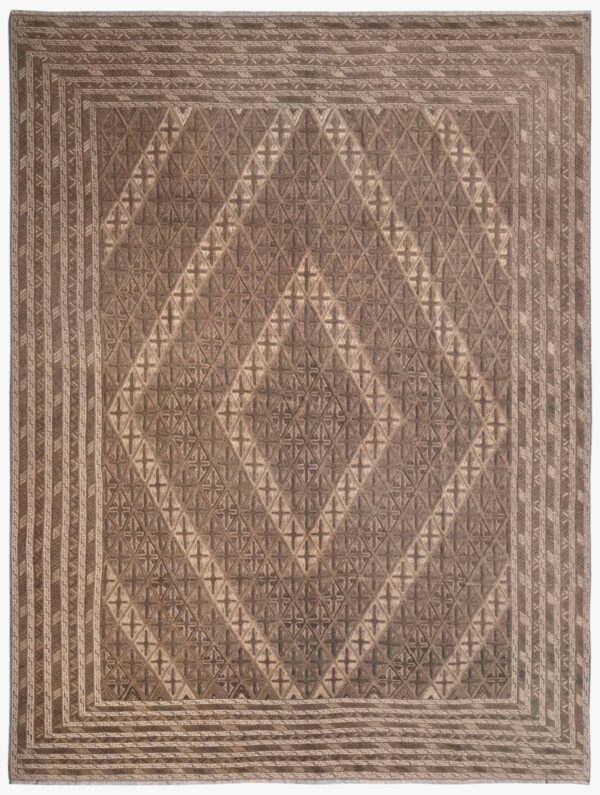 Handmade Afghan Dezange Kilim Rug 297cm x 220cm / 9ft9in x 7ft3in