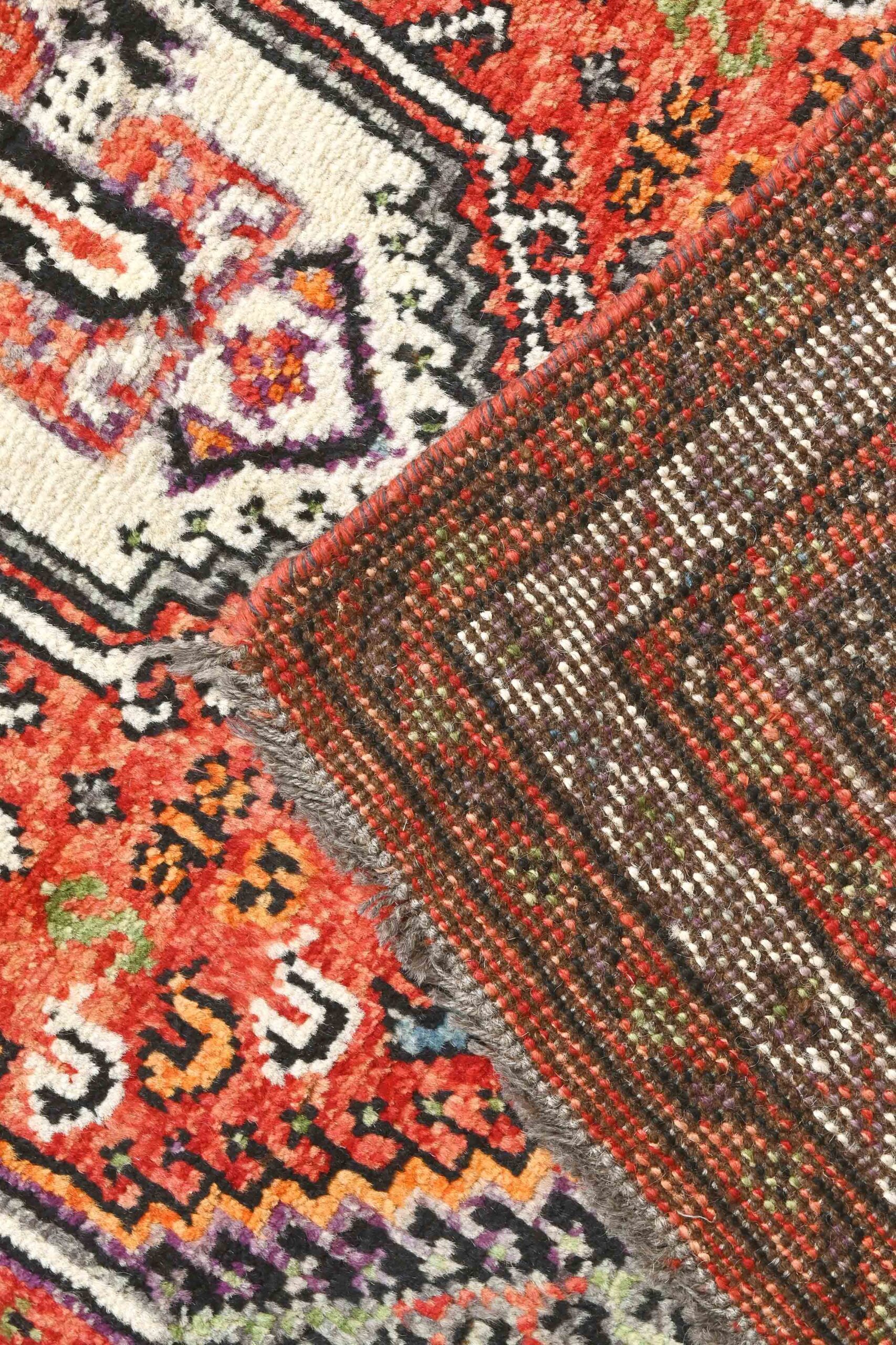 Handmade Afghan Abshar Runner 195cm x 76cm / 6ft5in x 2ft6in – Rug Centre
