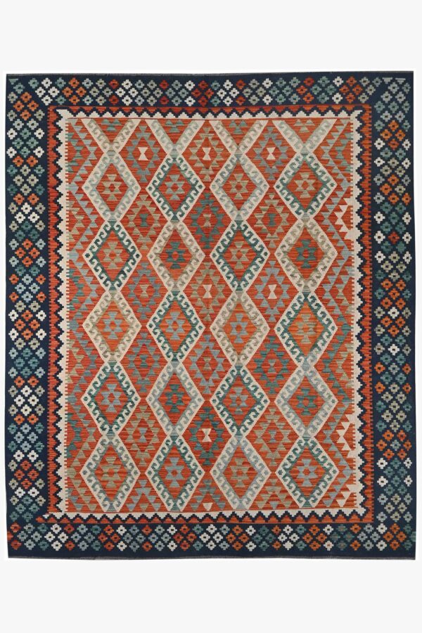 Handmade Afghan Maimana Kilim 300cm x 255cm /9ft 10in x 8ft 4in