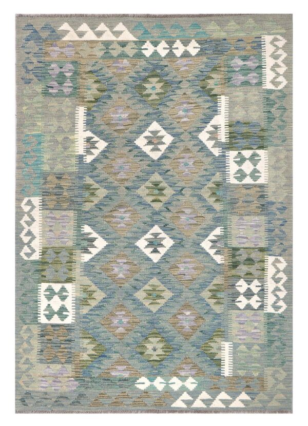 Handmade Afghan Maimana Kilim 184cm x 121cm / 6ft x 4ft