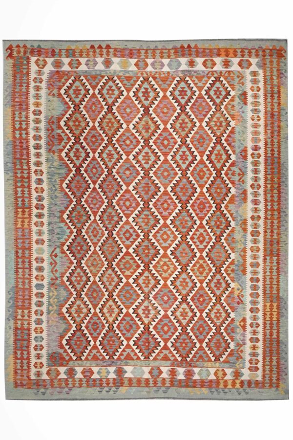 Afghan Maimana Kilim 350cm x 279cm / 11ft 6in x 9ft 2in