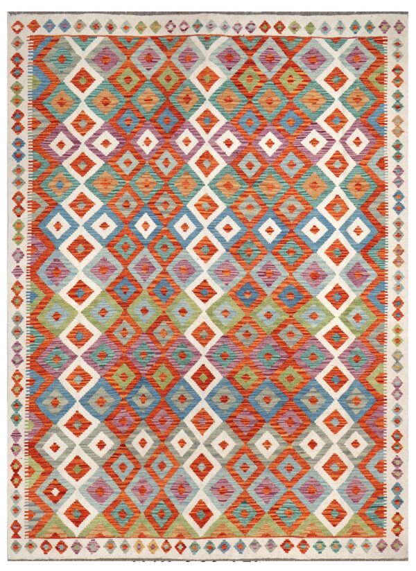 Afghan Maimana Kilim 234cm x 171cm / 7ft 8in x 5ft 7in