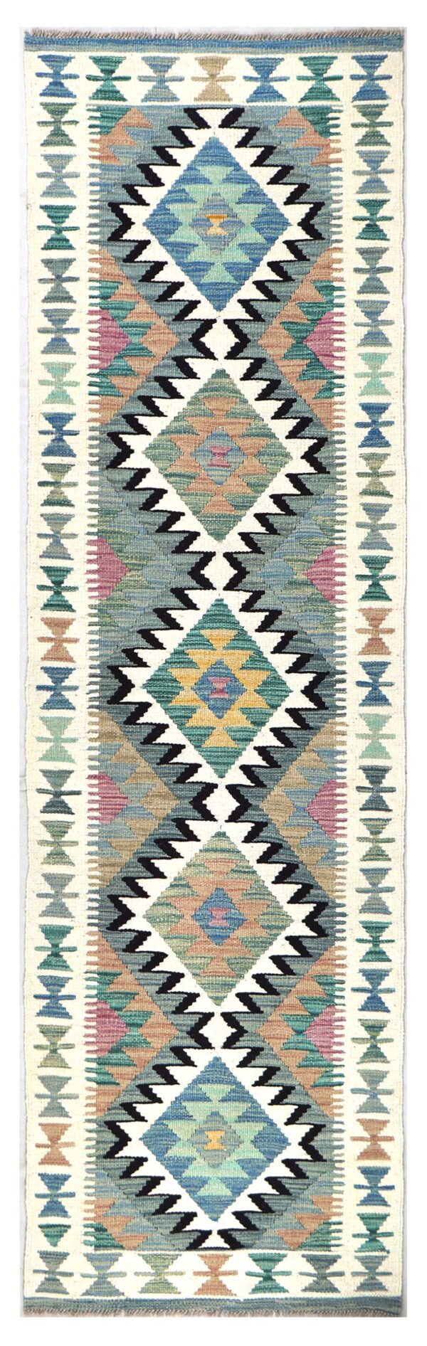 Maimana Kilim Runner 251cm x 72cm / 8ft 3in x 2ft 4in