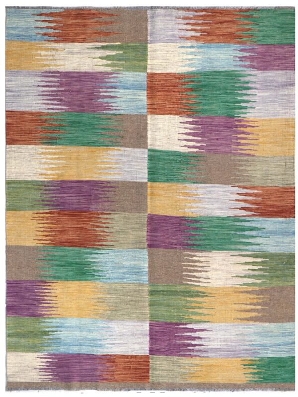 Maimana Modern Kilim 204cm x 142cm / 6ft 8in x 4ft 8in